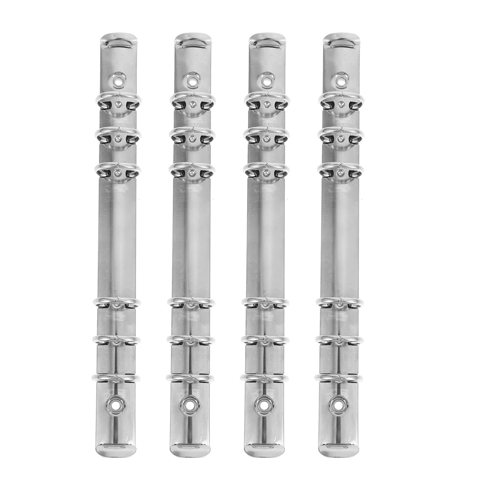 Operitacx 4pcs Binder Ring Loose Leaf Binder Clips Heavy Duty Office Supplies Stationery