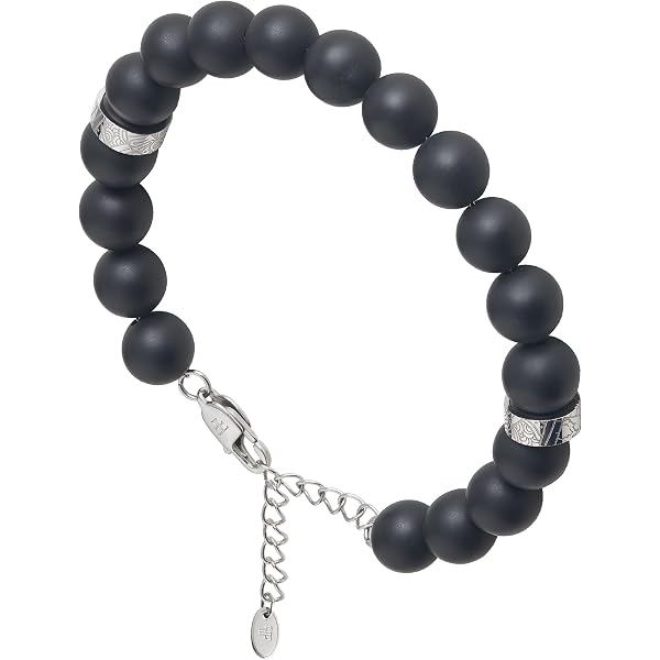 Affolace 3-Piece Sterling Silver Bracelet Set For Men - Cuff, Snake, Rope Chains, Stackable, Adjustable Sizes