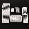 Copripedali Auto In Acciaio E Gomma Per Mercedes W124 W202 W203 W140 W208 W210 W211 W220 R170 R171 – Set MT Con Poggiapiede