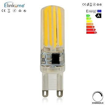 Elinkume G9 Led Lampen 1 Pack Warmweiss 5w Als Ersatz Fur 50w Halogen Lampen 2800 3200k Ac 200 240v 360º Abstrahlwinkel G9 Led Birnen Led Leuchtmittel Dimmbar Eine Bessere Leistung Amazon De Beleuchtung