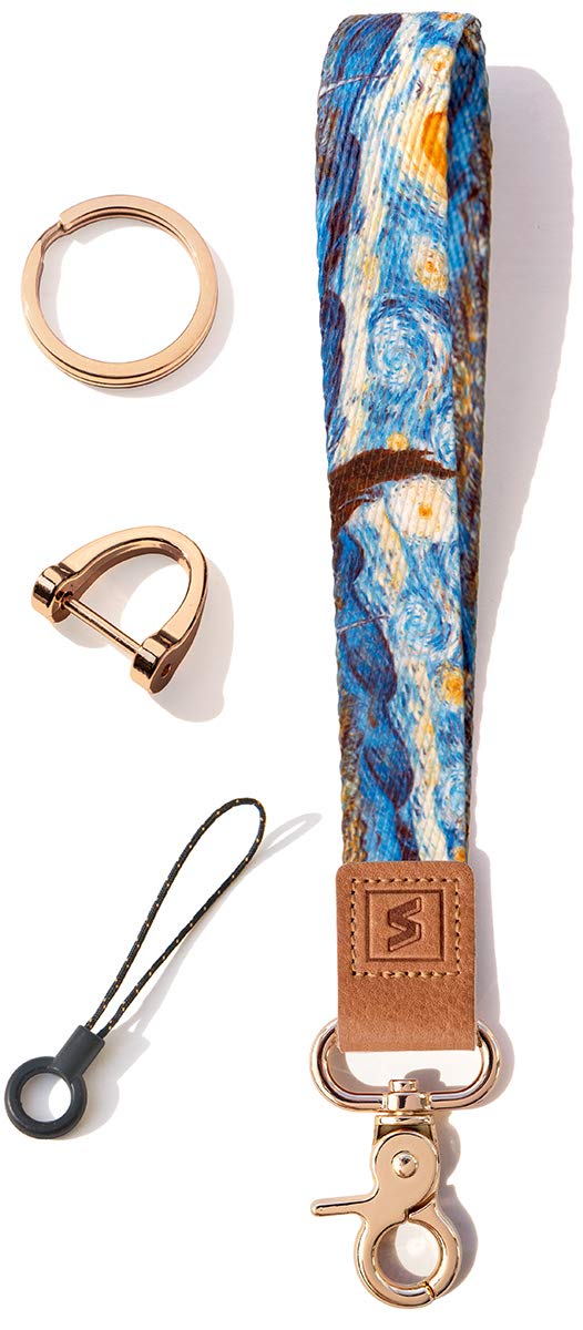 SENLLY Wristlet Lanyard Strap for Keys, Original Pattern Design Wrist Keychain Holder — image 1