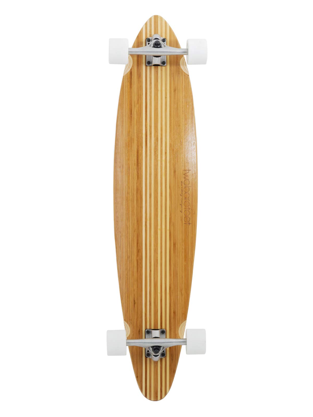 Two Bare Feet The Chad 42in Bamboo Series Premium Pro Longboard Skateboard Complete