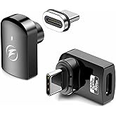 HanCenDa 240W Magnetic USB C Adapter 2Pack, USB C Magnetic Adapter 24Pin, Fast Charge USB4 40Gbps Data Transfer 8K 60Hz Video