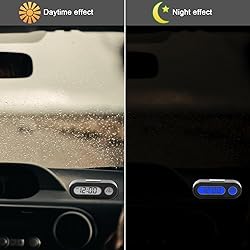 Car Clocks and Temperature with Fahrenheit Blue