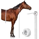 ForraFun 2 Pcs Horse Measuring Stick Tape, Height Weight up to 20 Hands | Equine Measurement Tools for Barn and Stable, Tracks Height and Body Dimensions, Accurate Sizing for Horses up to 20 Hands