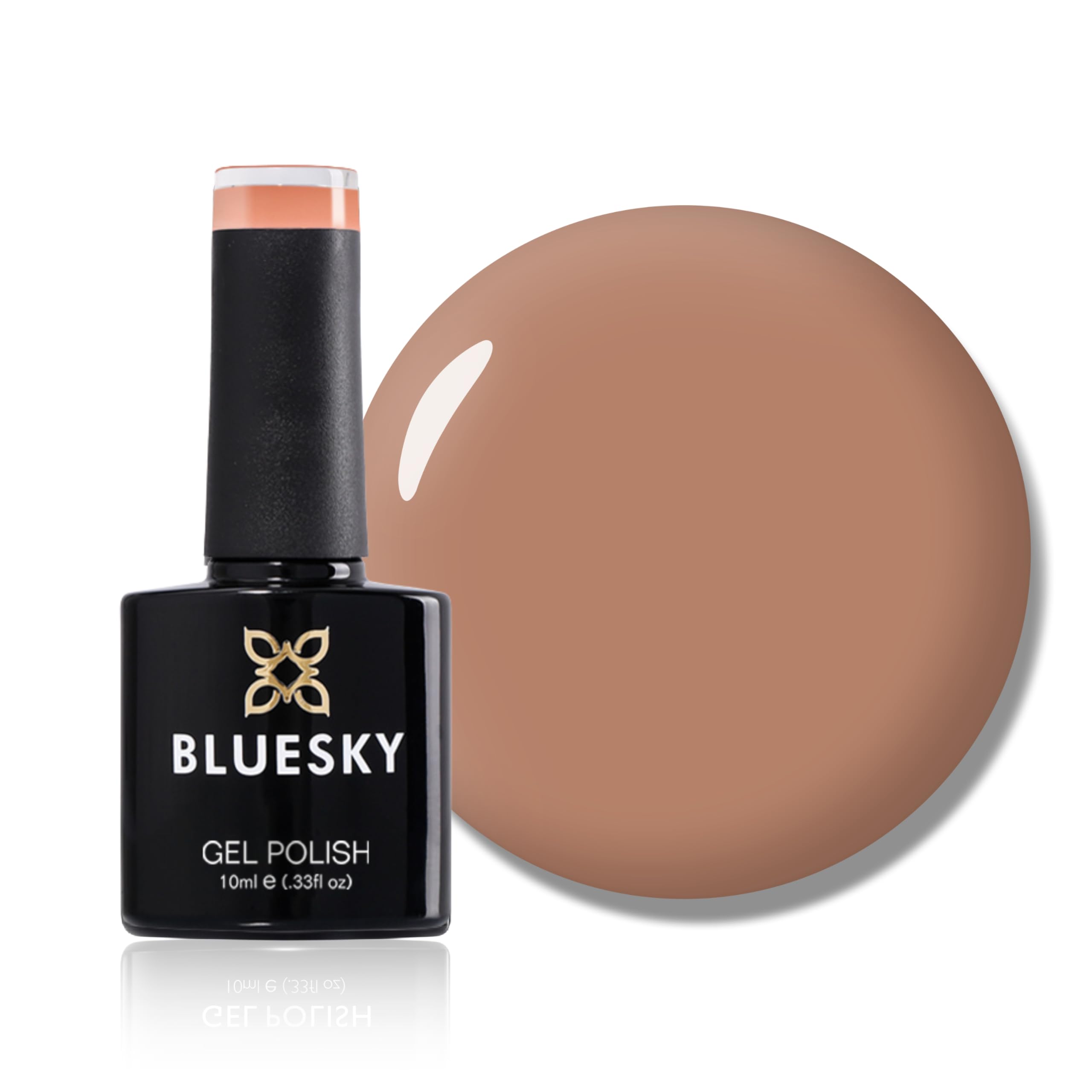 Bluesky Gel Nail Polish, Satin Nightie 80563, Beige, Light, Salmon,Tan Long Lasting, Chip Resistant, 10 ml (Requires Drying Under UV LED Lamp) โ image 1