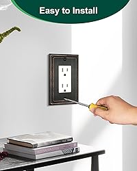 TREEWELL 4-Pack Decorator Outlet Cover