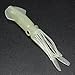 Estone 10pcs 4.3 Inch B2 Fishing Octopus Squid Bodies Luminous Lures Glow in Dark