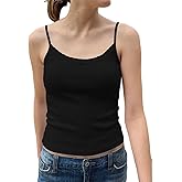 Cioatin Women Cute Y2K Lace Trim Bow Pointelle Knit Crop Cami Tank Sleeveless Slim Fit Minimalist Summer Going Out Tops Girls