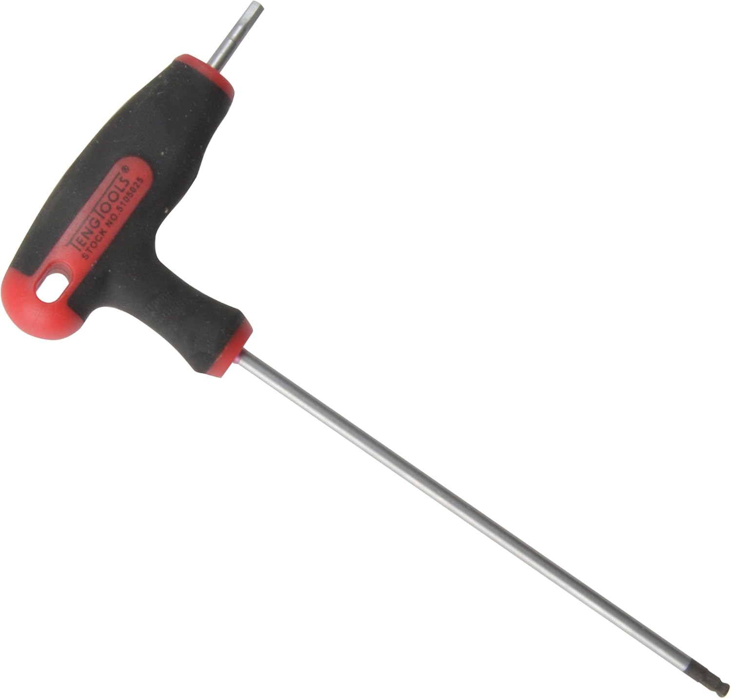 Teng 5105025 2.5mm T-Handle Hex Driver, Silver