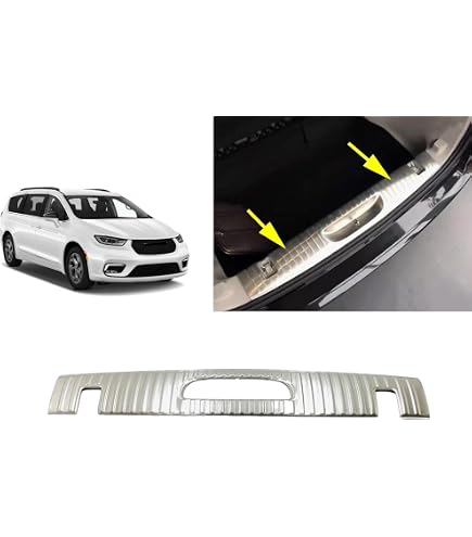 Rear Bumper Protector For Chrysler Pacifica 2017-2025 - Rubber Anti-Scratch Strip, 41" X 3.4"