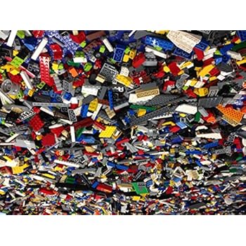 2 Pounds Bulk Lego Bricks - Random Selection of Vintage Lego Bricks