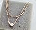 Sandistore Elegant Double Chain Heart Bead Anklet Ankle Bracelet Beach Foot Jewelry