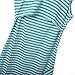 Nituyy Women Stripe Print Sleeveless Maternity Breastfeeding and Nursing Dress (M, Green)