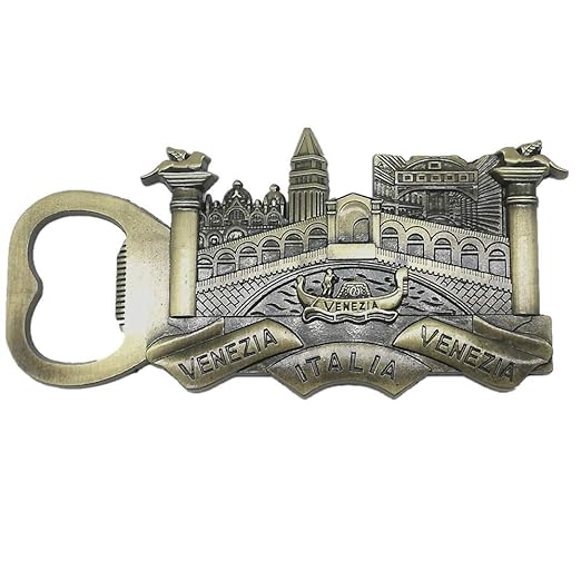 Abridor de botellas con imán 3D Venice Italy para frigorífico ...