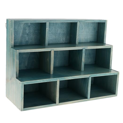 Estanteria Cubo Madera Natural