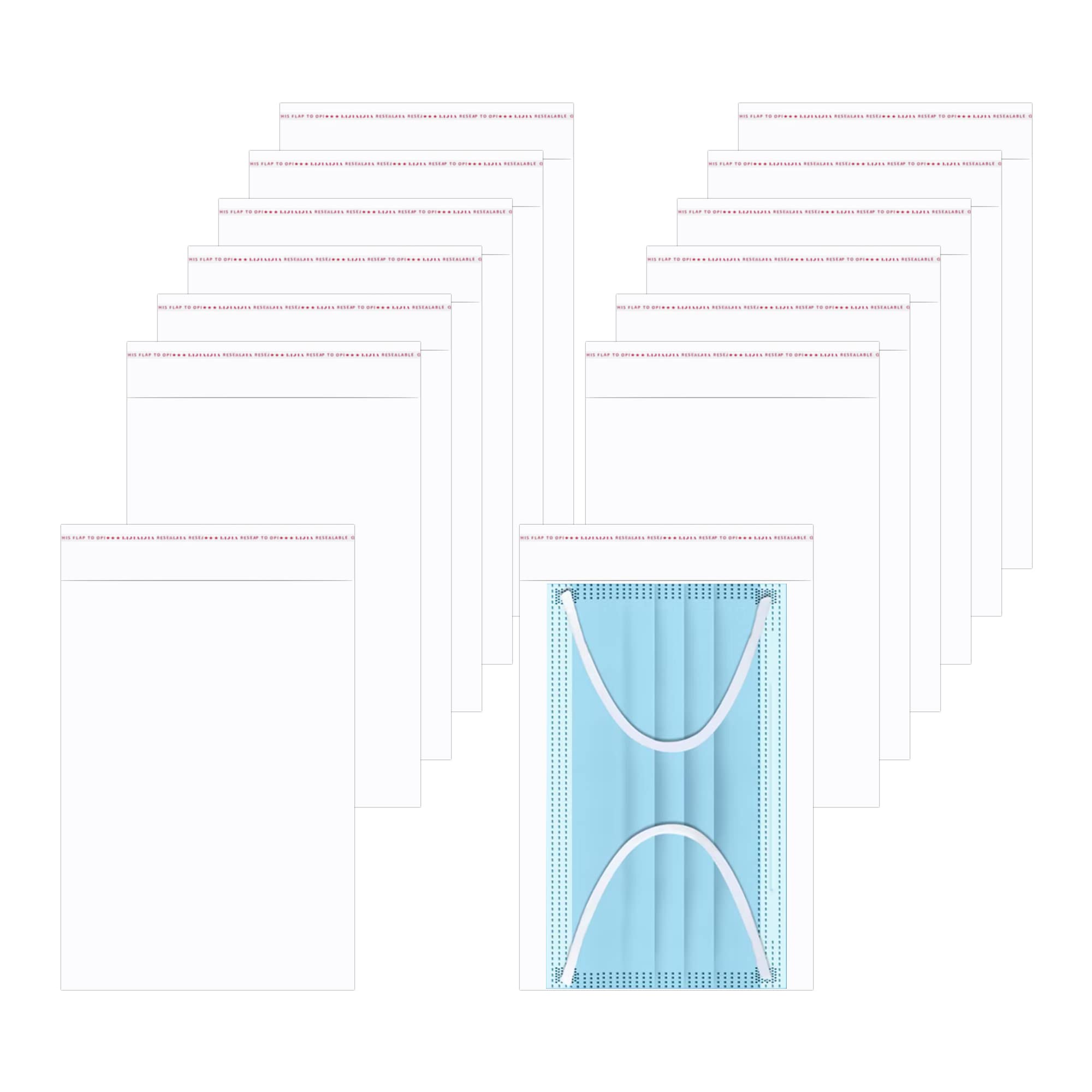 5x7" Cello Bags 300pcs Clear Cookie Bags Sealing OPP Plastic Bags 50µm Cellophane Bags for Cards Bakery Candies Jewelry Crafts Gift Party Favors(11 Sizes for Choosing)