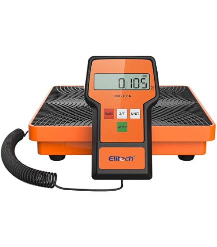 Robinair TIF9030 Compact Refrigerant Scale - 220 Lb Capacity, High Accuracy, Portable - View #3