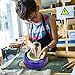 WETECH Pottery Wheel Kit, Art Pottery Studio, Creative DIY Pottery Wheel, Educational Toy, DIY Toy with Clay for Kids Children Beginners for Fun