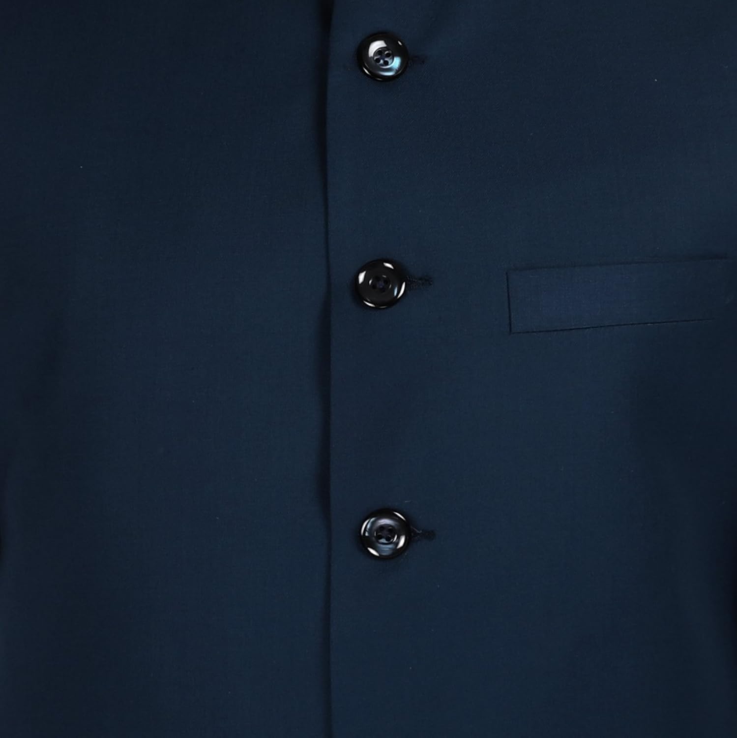 la rainbow mens cotton bandhgala modi jacket/waistcoat-navy blue