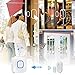 HEHUI Expandable Wireless Door Open Chime Door Entry Alarm With Operating in Range 600 feet/52 chimes/ 4 Level Volume/LED Flash /1 Magnetic Door Chime Sensor & 1 Plug-in Receiver