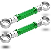 KLX300/KLR650 Lowering Link Adjustable Rear Drop Link Compatible With DR-Z400 SM/S/E DR650/S/SE,GSX1300R HAYABUSA DL650 DL1000,KLX250/S/SF KLX300R/SM,CNC Lowering Suspension Linkage Arm (Green)