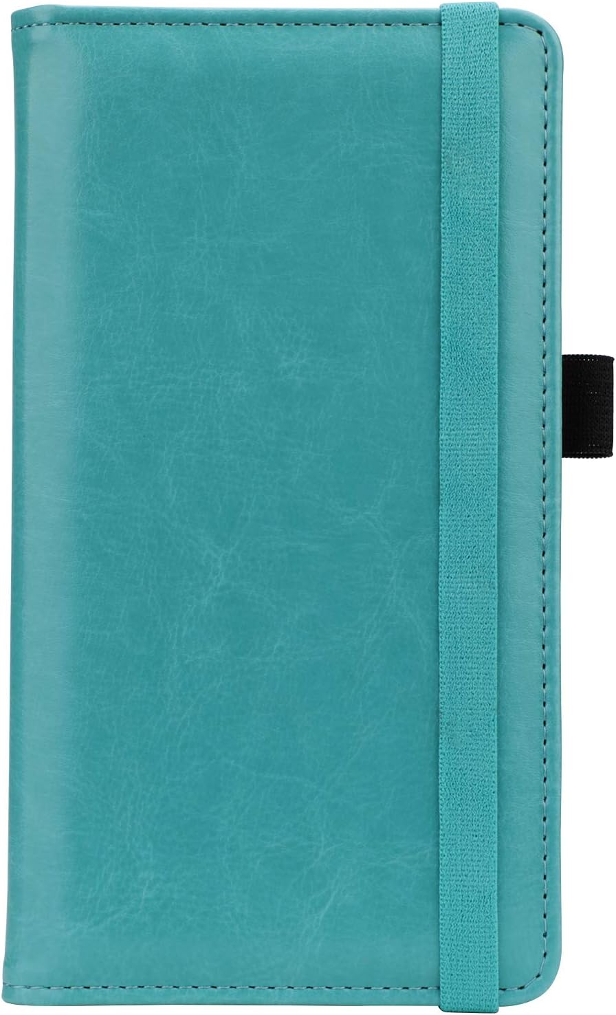 Checkbook Cover for Women & Men, Microfiber Leather Check Book Holder Wallet (2-Sky Blue)