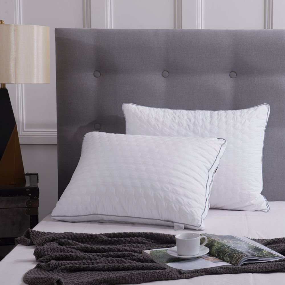 MANZOO Gusseted Quilted Pillows,Better Sleeping, Super Soft and Easy Care, Best Hotel Pillows