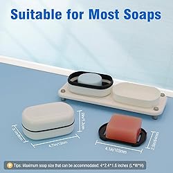 AIMAIAIMAI Travel Soap Container, Leakproof Soap