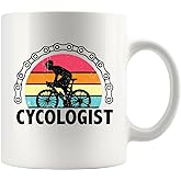 Cycologist Cyclist Gifts Cycling Gifts For Men Bike Bicycle Lovers For Dad Husband Boyfriend Brother Son From Wife Mom Girlfriend Sister Ceramic Mug 11 oz White