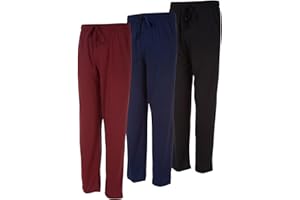 DARESAY Mens Lounge Pants With Pockets - Mens Pajama Pants - Lounge Pants Men, Up to 3XL Pack Of 3