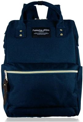 Amazon Fabbrica D Oro リュック レディース 抗菌 マザーズバッグ 小さめ 軽量 大人 おしゃれ ナイロン 通勤 Foa 紺 Fabbrica D Oro ファッブリカドオロ レディース