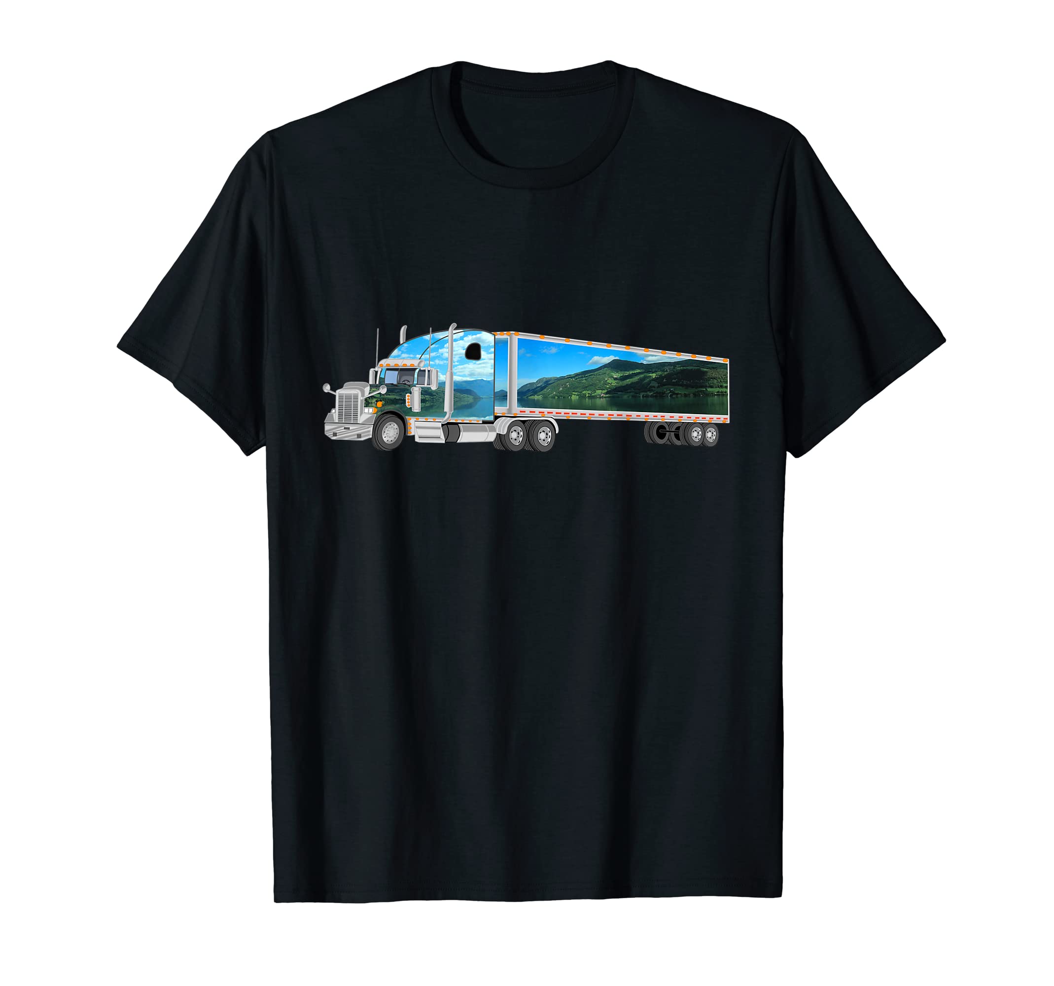 American truck, Norway fjords T-Shirt