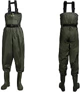 Dr.Fish Waterproof Chest Waders with Boots UK Size 7 Crosswater Belts view 8