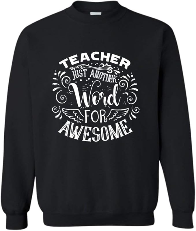 Amazon Teacher Just Another Word For Awesome Long Sleeve Outerwear Shirt Clothing