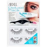 Ardell Deluxe Pack False Eyelashes Wispies, 2 Pairs in a Pack