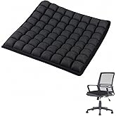 DZHPSRSZ Inflatable Seat Cushion for Air Travel,16x16 Inch 3D Air Cell Pillow for Long Flights, Office, Car & Wheelchair, Portable Ergonomic Support
