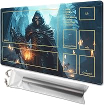 TCGMAT – Tapis De Jeu MTG Purify Land 61x35,6 Cm – Impression Haute Qualité, Dos Antidérapant, Avec Sac De Rangement