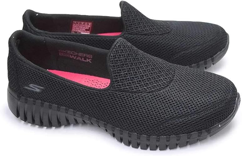 Amazon スケッチャーズ スニーカー レディース ゴーウォーク スマート スリッポン ウォーキング パフォーマンス Performance Go Walk Smart k ブラック 23 0cm Usa6 ウォーキング