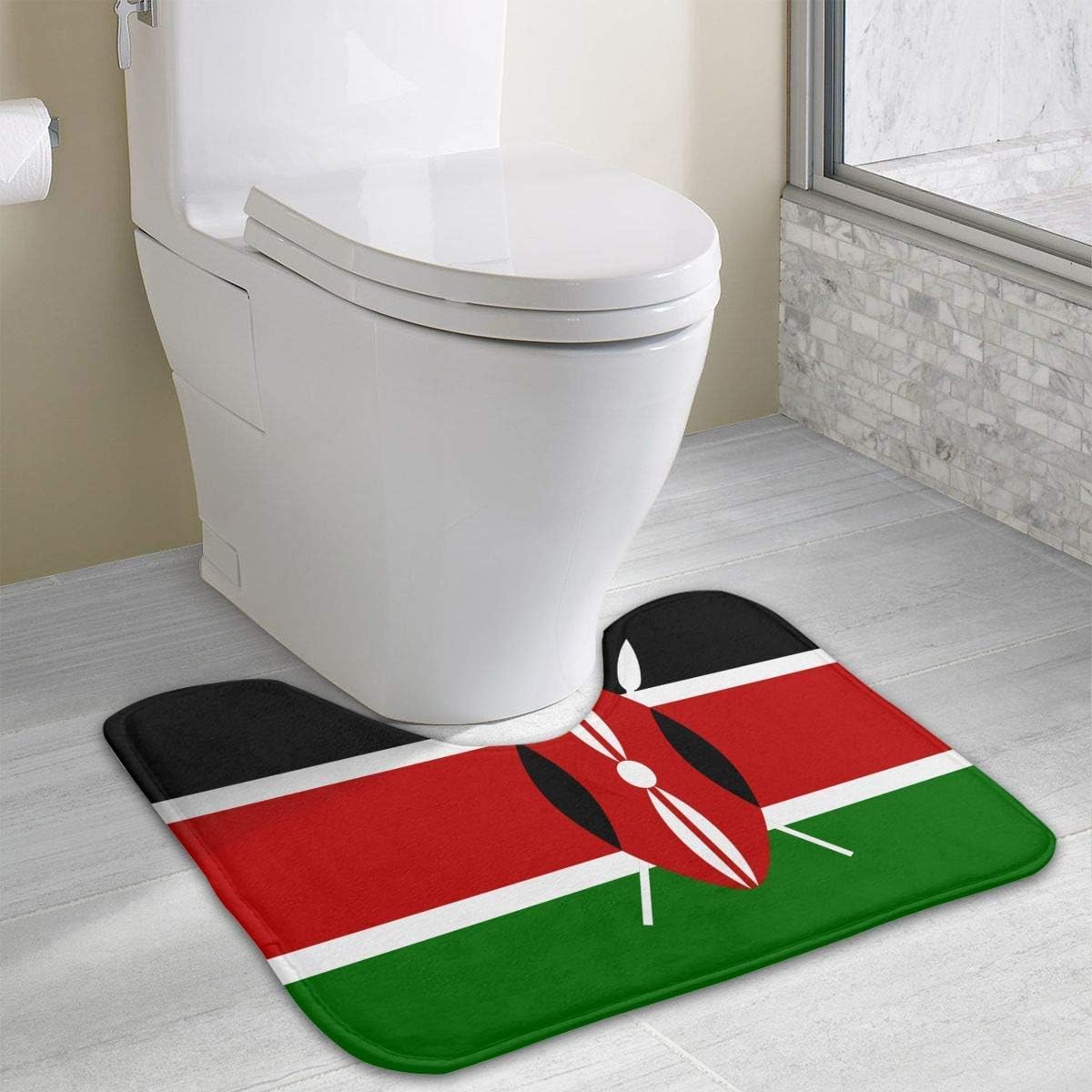 Brown Bath Mat Set Of 2 Memory Foam Bath Mat And U Shape Toilet Floor Rug Bathroom Rugs Bath Rugs