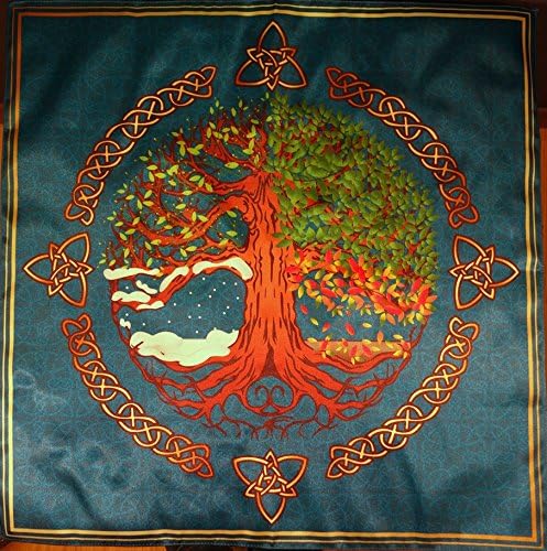 Tablecloth Wiccan Pagan tradition Seasons (16х16)