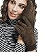 LETHMIK Thick Suede Leather Gloves Womens Winter Warm Fleece Lined with Long Knit Cuff Brown
