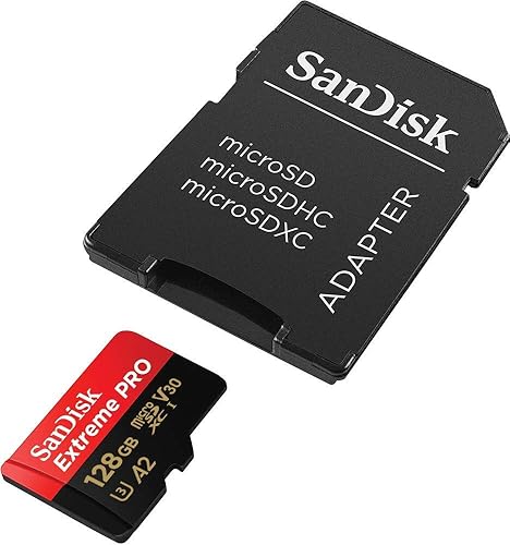 SanDisk 128GB Micro SDXC Memory Card Extreme Pro Works with GoPro