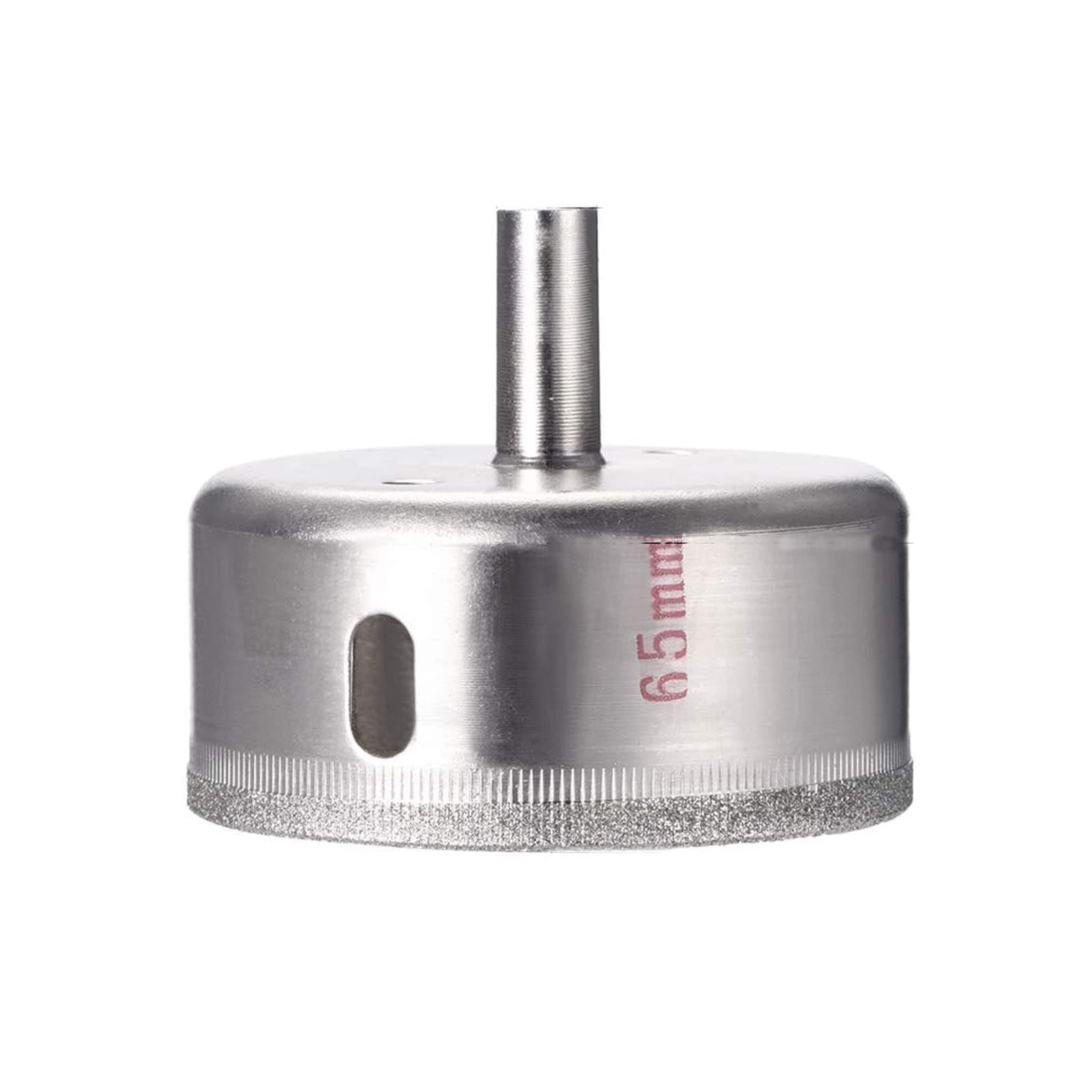 TOP-VIGOR 65mm Diamond Drill Bit Hole Saw, Hollow Core Drill Bit Hole Saw Tools, Hole Cutter Glass Center Pilot Drilling Bits for Glass Ceramics Porcelain Tile Stone Granite Marble