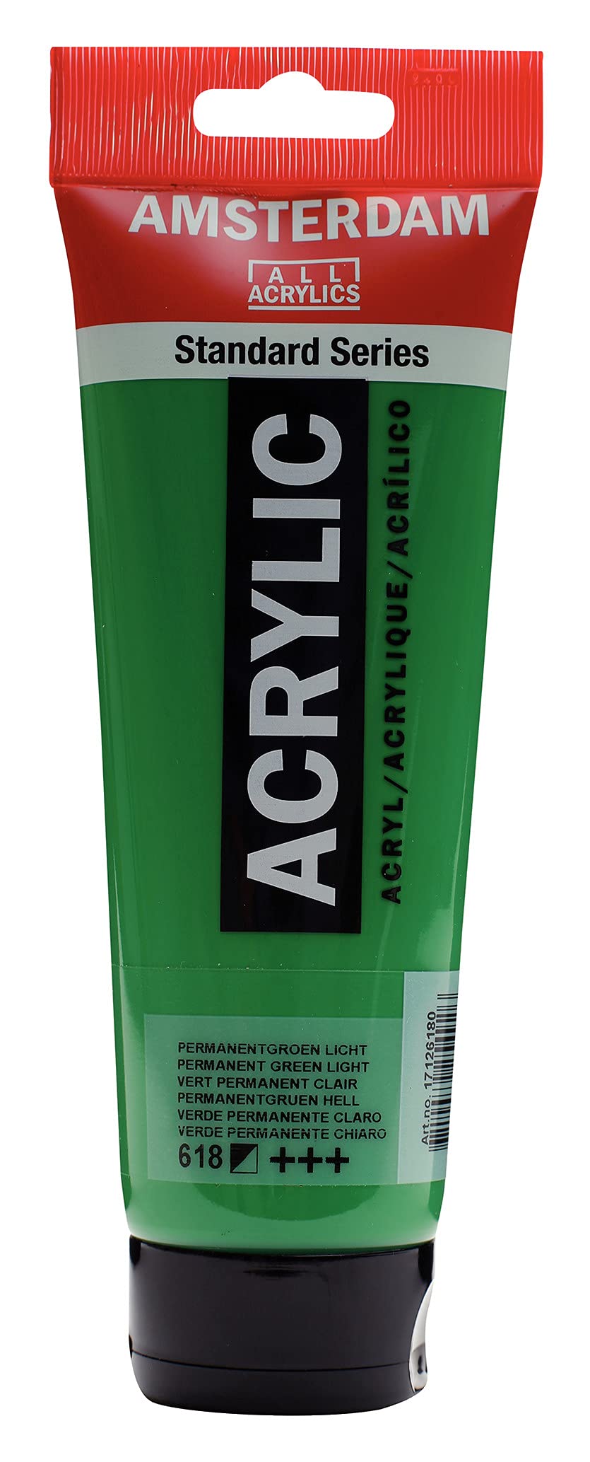 Amsterdam Standard Series Acrylic Tube 250 ml Permanent Green Light 618 (17126180)