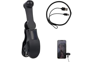 Auto Clicker for Smartphone, Adjustable Speed Phone Screen Tapper with Data Cable 180° Rotatable Auto Tapping Device for iOS 