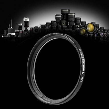 Lente de Filtro UV de 52 mm Haze Protector de Lente de 52 mm para ...