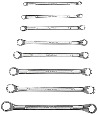 Taparia 1808 8-Pieces Ring Spanner Set