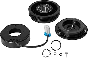 AUTODEVIL AC Compressor Clutch Kit Fit for 02-14 Silverado 1500/2500/3500 HD, 02-13 Silverado 1500/2500/3500, 2007 Silverado 1500 Classic/Silverado 2500 HD Classic, Clutch Assembly Repair Kit Replace for 1805