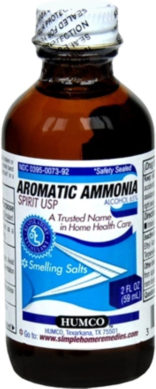 Humco Aromatic Ammonia Spirit USP 2 oz (Pack of 2)